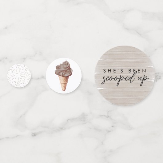 幸せをすくい上げてチョコレート ブライダルシャワー コンフェッティ (裏面)