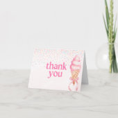 幸せをすくった ブライダルシャワーのお礼カード サンキューカード (正面)