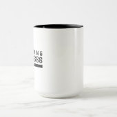 幸せをインストール中 楽しい ハッピー ライフ マグカップ (中央)