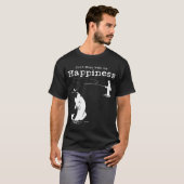 幸せを乱すな - フライフィッシング Tシャツ (正面フル)