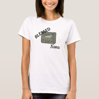 幸せを呼ぶシロサギの自然写真 Tシャツ