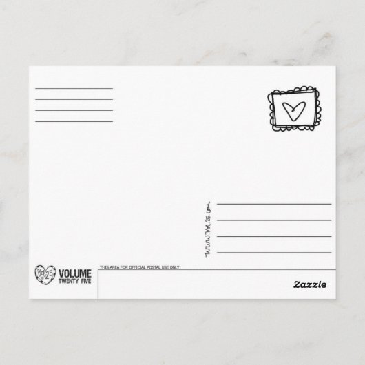 幸せを思い出す ポストカード (裏面)