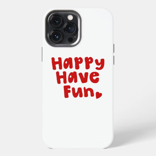 幸せを楽しむ iPhoneケース (裏面)