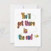 幸せを祈ってるよ 旅立ちのグリーティングカード (正面)