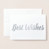 幸せを祈って 箔カード (封筒付き正面)