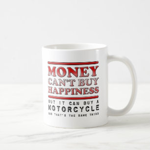 幸せを買うバイクの面白いマグカップ コーヒーマグカップ
