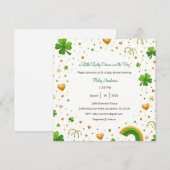 幸せを運ぶ小さなチャームがやってくる 招待状 (正面/裏面)