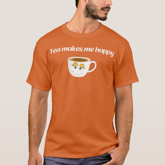 幸せを運ぶ紅茶のギフト Tシャツ (正面)