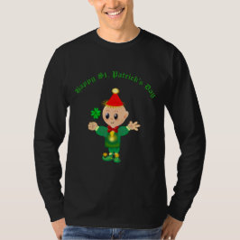 幸せを運ぶ聖パトリックの日のエルフ Tシャツ