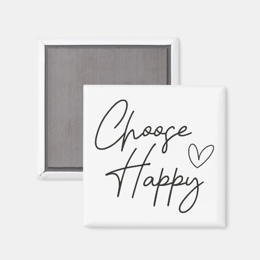 幸せを選ぶ マグネット (正面/裏面)