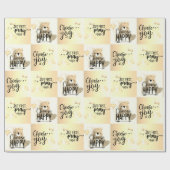 幸せを選ぶ、喜びを選ぶ、しかし祈 ラッピングペーパー (フラット)