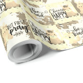 幸せを選ぶ；親切にする；しかし、ラッピング祈の紙 ラッピングペーパー (ロールコーナー)