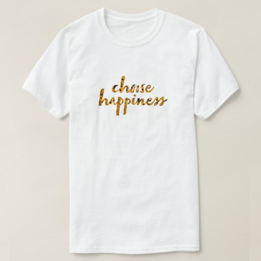 幸せを選ぶ #8 Tシャツ (デザイン正面)