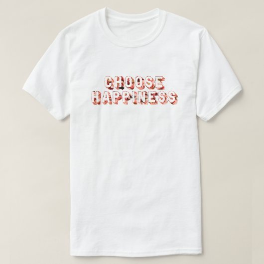 幸せを選択7 Tシャツ (デザイン正面)