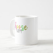 幸せを選択 コーヒーマグカップ (正面左)