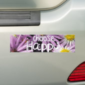 幸せを選択 バンパーステッカー (車上)