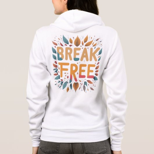 幸せを選択 パーカ (裏面)