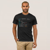 幸せを選択 SQLプログラマー Tシャツ (正面フル)