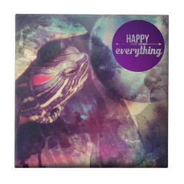 幸せウミガメの幸せ タイル