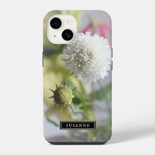 幸せエレガントな花iPhoneケース iPhoneケース (裏面)
