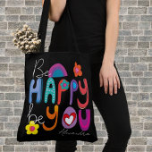 幸せカラフルに トートバッグ