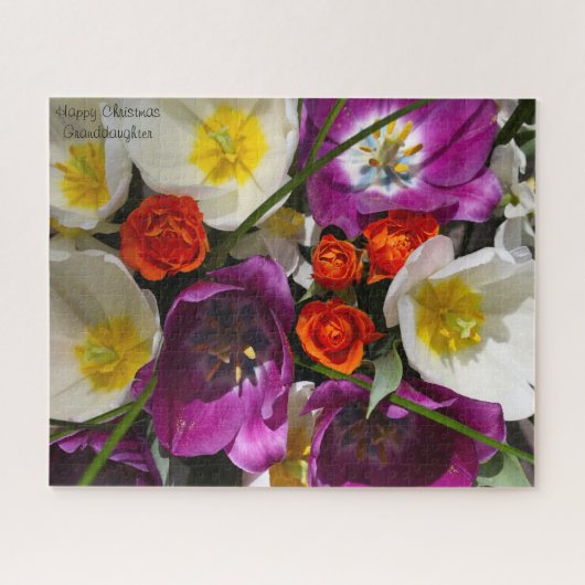 幸せクリスマス孫娘。ジグソーパズル ジグソーパズル (横)