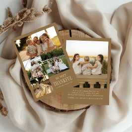 幸せミニマルな感謝祭 シーズンカード