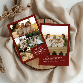 幸せミニマルな感謝祭 シーズンカード