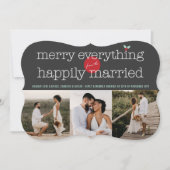 幸せメリーな3枚の写結婚した真から シーズンカード (正面)