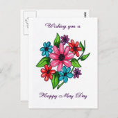 幸せメーデーは ポストカード (正面/裏面)