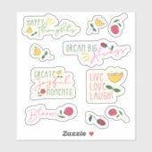 幸せモダンな思いカスタムのビニールのシール シール (シート)