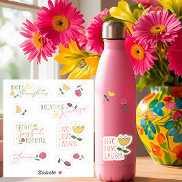 幸せモダンな思いカスタムのビニールのシール シール