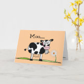 幸せモーな泥棒日 カード (黄色い花)