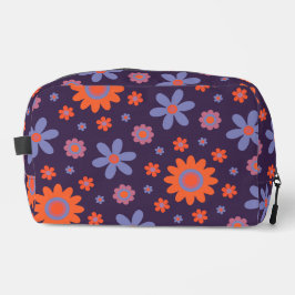 幸せレトロ花可愛い70sヒッピーデイジー柄 ドップキット