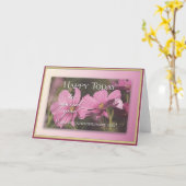 幸せ今日 カード (黄色い花)