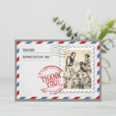 幸せ先生感謝デーヴィンテージアートカード 招待状 (スタンド正面)