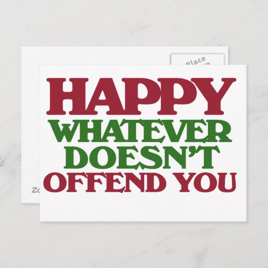 幸せ君の機嫌を損ねないもの ポストカード (正面/裏面)