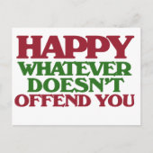 幸せ君の機嫌を損ねないもの ポストカード (正面)