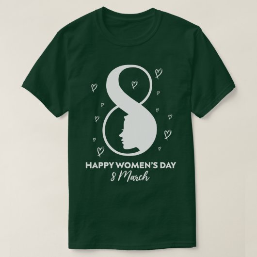 幸せ国際的な女性の日8 3月2021ギフトF Tシャツ (デザイン正面)