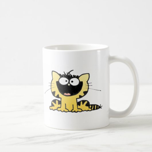 幸せ子猫 コーヒーマグカップ (右)