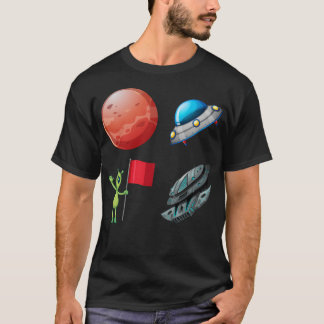 幸せ宇宙パック Tシャツ