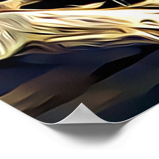 幸せ引用文すべてが心の中で始まる ポスター (角)