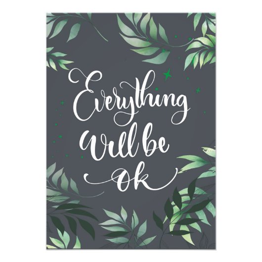 幸せ引用文すべてOk フォトプリント (正面)