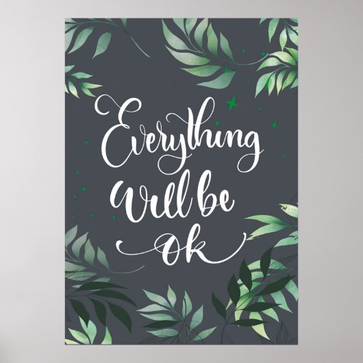 幸せ引用文すべてOk ポスター (正面)