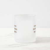 幸せ引用文 – 私たちの持っている量ではない… フロストグラスマグカップ (中央)