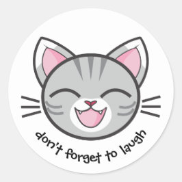 幸せ意欲を起こに笑う ラウンドシール