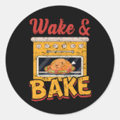 幸せ感謝していに飲みおもしろい感謝トルコ博士。 ラウンドシール (正面)