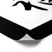 幸せ日本のの漢字 – 弘福 ポスター (角)