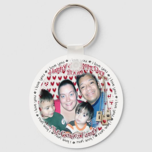 幸せ日09 キーホルダー (正面)