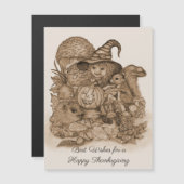 幸せ最高のな感謝祭を祈る (正面/裏面)